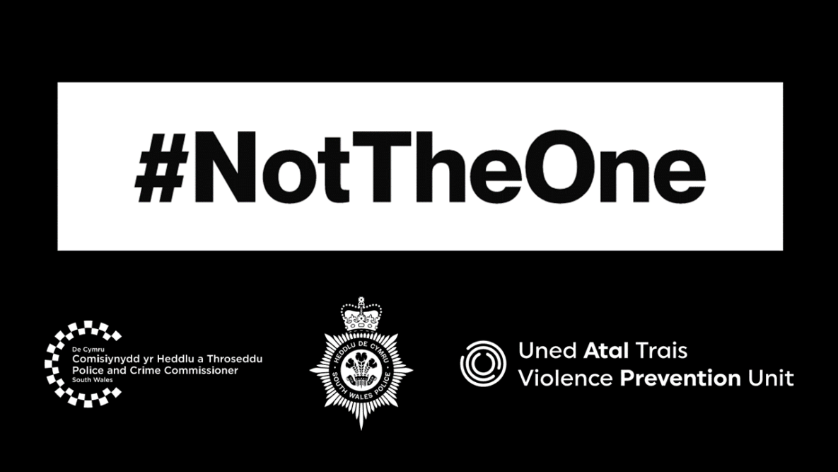 Image shows #NotTheOne logo