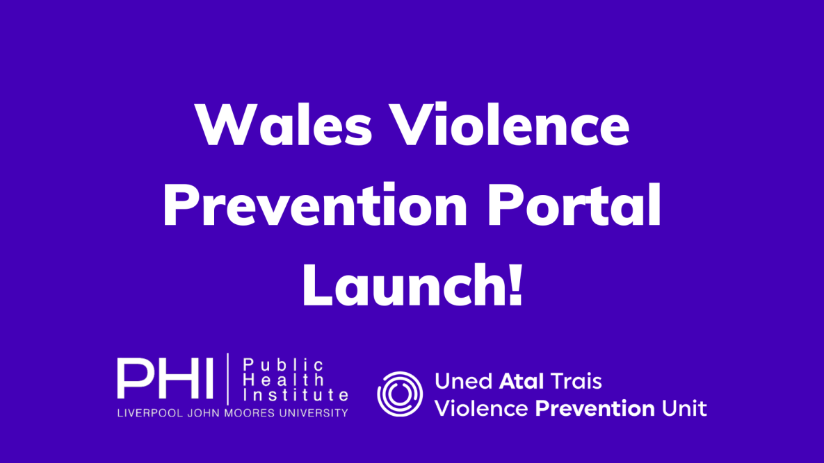 Image reads: Wales Violence Prevention Portal Launch!